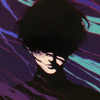 Mysterious Silhouette Face in Indie Shadow Aesthetic