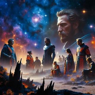 ภาพถ่ายเนบิวลากาแล็กซีวินเทจ ฝุ่นละอองในอวกาศ