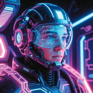 Cyberpunk Metaverse Avatar Futuristic Gear