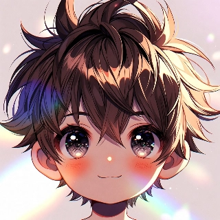 Cute Chibi Boy Sparkling Eyes Aesthetic Anime PFP