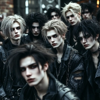 Grunge Emo Boys Tech Billionaire Crew Portrait