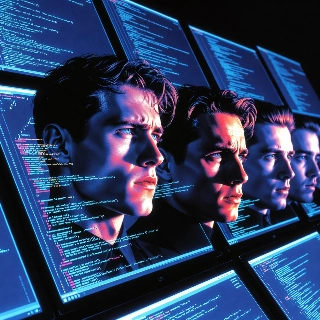 Dark Hacker Vibe Code Screens Profile
