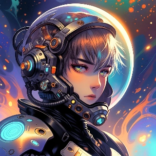 Futuristic Metaverse Astronaut Anime Avatar Gear