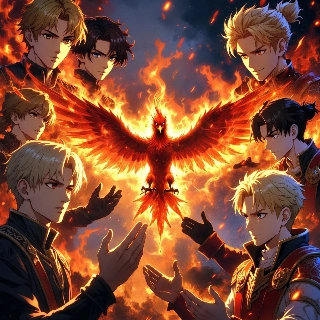 Phoenix Rising Flames Anime Warriors PFP