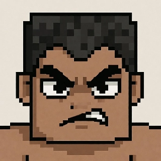 Angry Fierce Eyes Minecraft Pixel Skin PFP