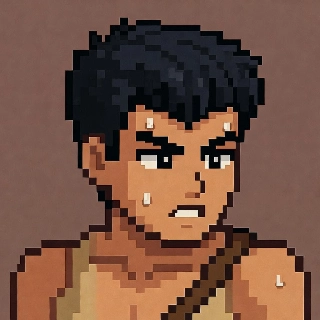 สกิน Minecraft Pixel Art "นักกีฬาเหงื่อท่วมตัวผู้มุ่งมั่น"