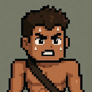 ภาพพิกเซลของนักกีฬา Minecraft เหงื่อท่วมตัวผู้มุ่งมั่น