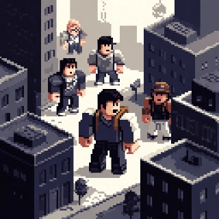 16-Bit JRPG City Pixel Art Avatar