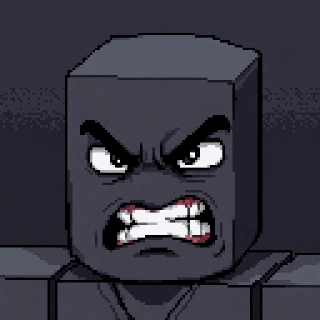 Fierce Angry Roblox Pixel Avatar Intense Eyes