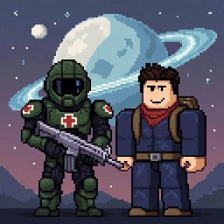 Pixel Art Space Marine Roblox Avatar