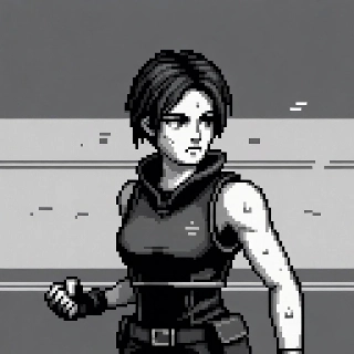 Determined Valorant Agent Pixel Art Profile Picture