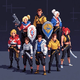 Low Poly 3D Retro PS1 Valorant Agents PFP