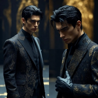 Arrogant Elite Korean Man Looking Down