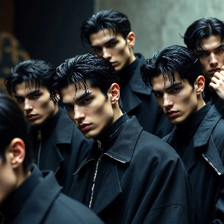Bold Baddie Korean Street Fashion Men Cluster