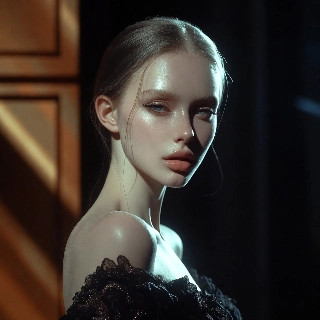 Ethereal Korean Beauty Glowing Portrait