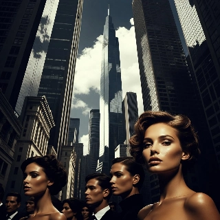 Korean Style CEO Portrait Skyscraper Glamour