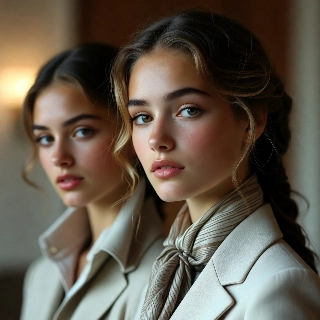 ภาพถ่ายหญิงสาวสไตล์โปโลหรูหราแบบคนรวยเก่าแก่