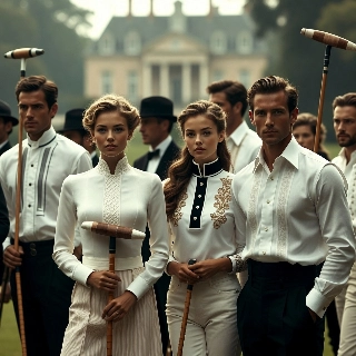 Elegant Soft Girl Old Money Polo Aesthetic