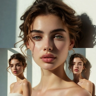 Minimalist Studio Soft Girl Portrait PFP