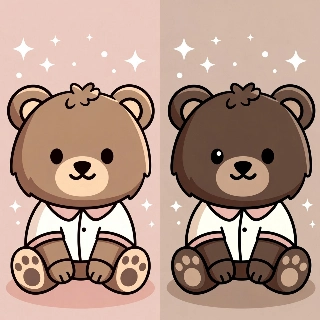 Milk and Mocha Bear Matching Cute Cozy PFPs