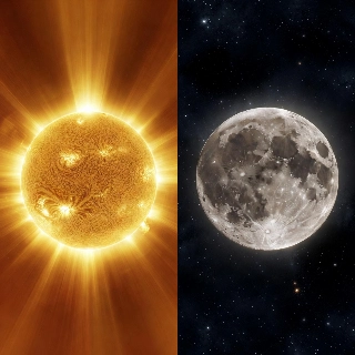 Cosmic Sun Moon Couple Matching PFPs