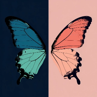 Matching Butterfly Wings Couple Aesthetic PFPs