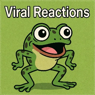 Dancing Retro Green Frog Viral Reaction PFP