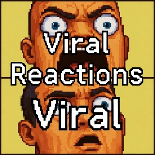 Shocked Pixel Art Meme Face Viral Reaction