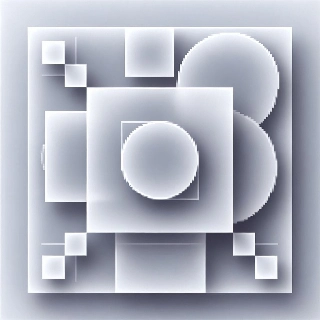 Frosted Glass Geometric Shapes Minimalist PFP