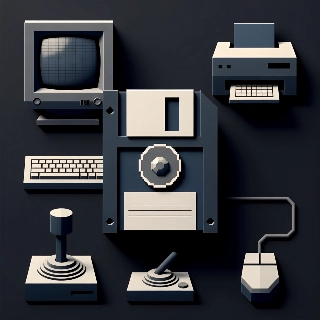 Retro Computer Icons95 Aesthetic Geometric PFP