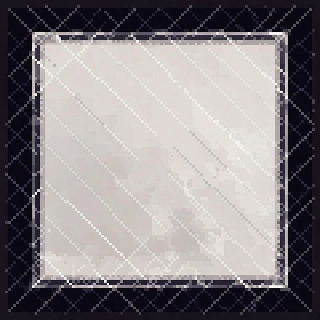 Frosted Glass Chain-Link Frame Line Art PFP