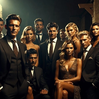 Confident Smirk Boss Energy Group Portrait