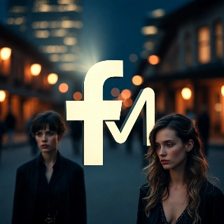 Exhausted Stylish Woman City Night PFP