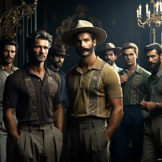 Old Money Aesthetic Polo Style Group Portrait