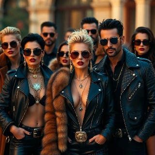 Bold Baddie Street Fashion Crew Portrait