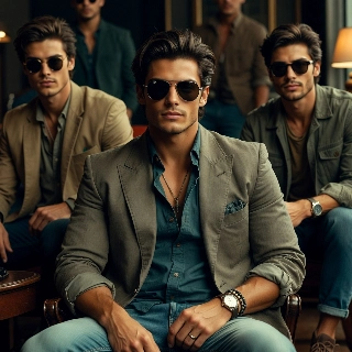 Tech Billionaire Casual Elite Sunglasses Portrait