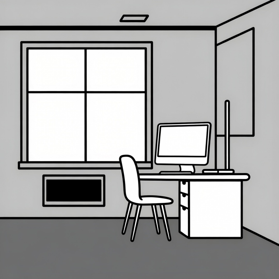 Minimalist Studio Clean Professional PFP Line Art | GetPFPs