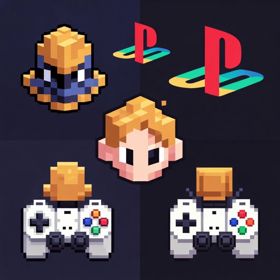 Low Poly 3D Retro PS1 Graphics PFP Pixel Character | GetPFPs